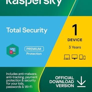 Kaspersky | Total Security (Plus) | 1 Device | 3 Years | Email Delivery in 1 Hour